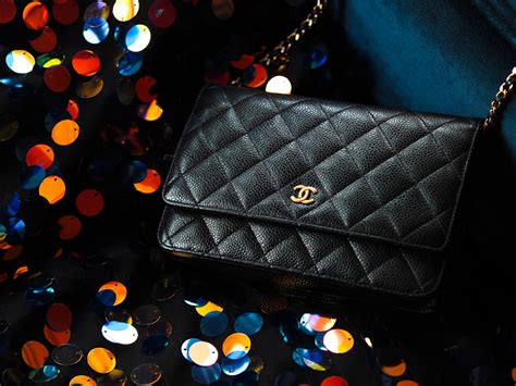 chanel card holder with chain price|Chanel wallet on chain 2024.